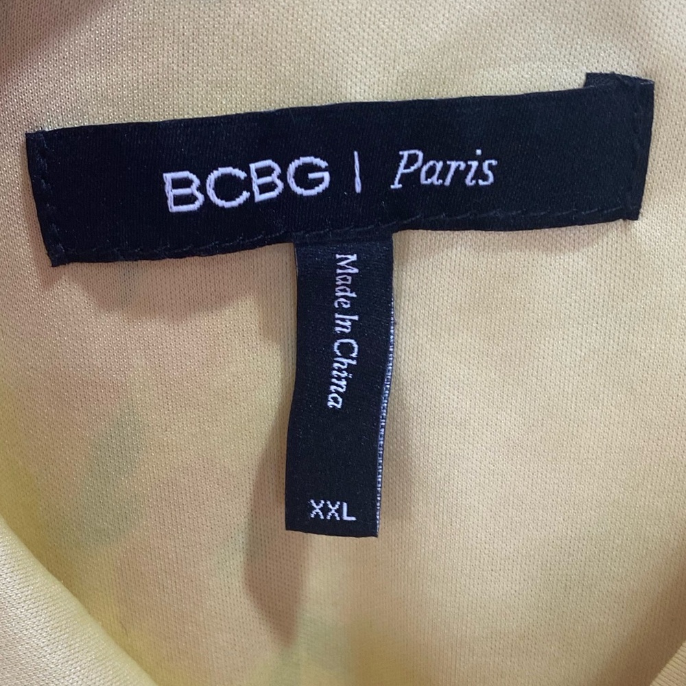 BCBG Yellow and Pink Floral Dress - Picture 3 of 5